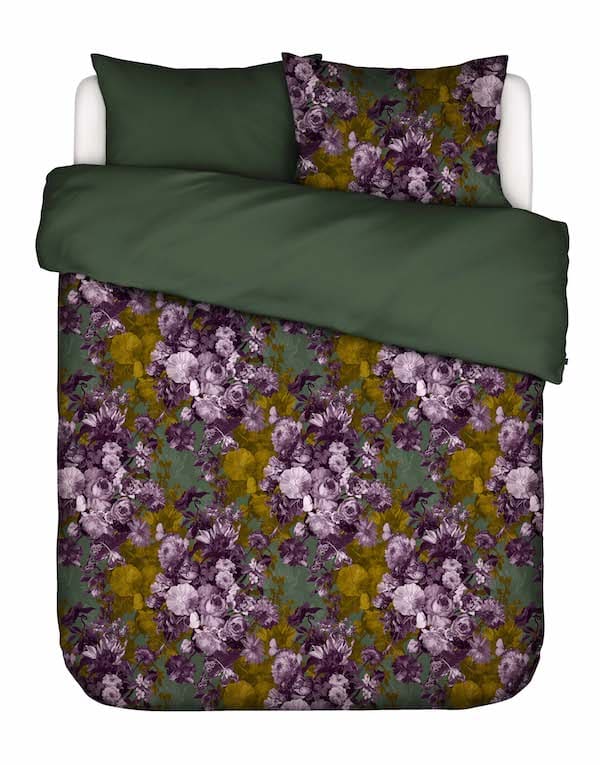 Essenza Essenza Leila dekbedovertrek Forest green - Groen