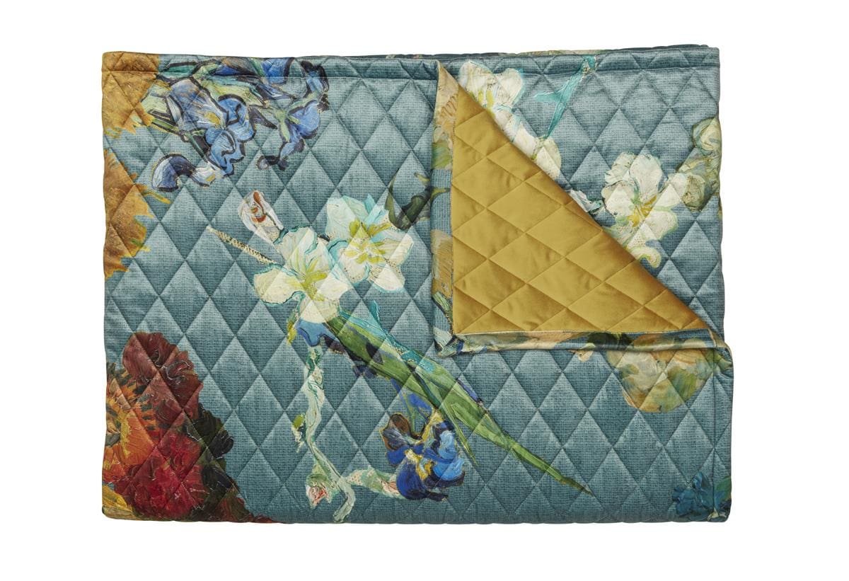 Beddinghouse Beddinghouse x Van Gogh Museum Partout des Fleurs Bedspread Green - Groen
