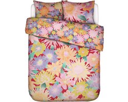 Essenza Flower fling Happy red Dekbedovertrek - Rood