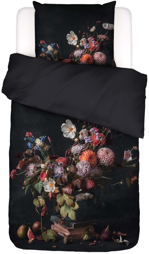 Essenza Bouquet Dekbedovertrek Anthracite