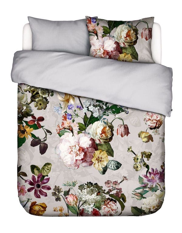 Essenza Essenza Fleur Grey Dekbedovertrek - Grijs