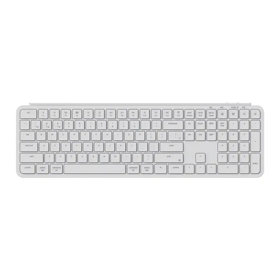 Keychron B6 Pro Ultra-Slim toetsenbord wit