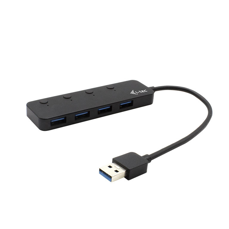 I-TEC i-tec 4 poorts USB hub + On/Off switch