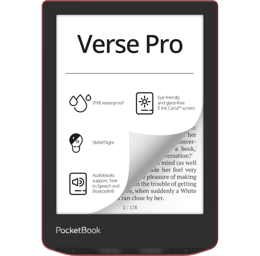 PocketBook PocketBook Verse Pro e-Reader rood