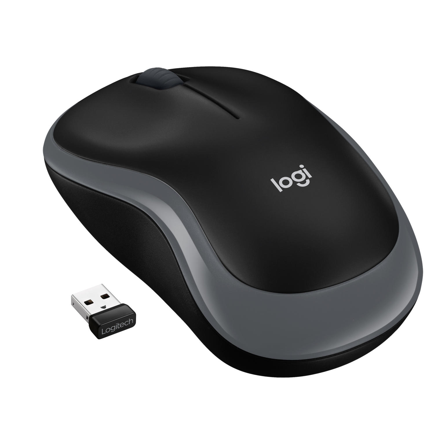 Logitech Logitech M185 muis zwart/grijs