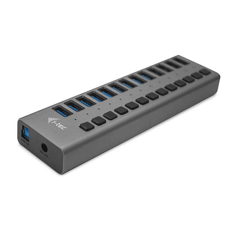 I-TEC i-tec 13 poorts USB hub + 60w adapter