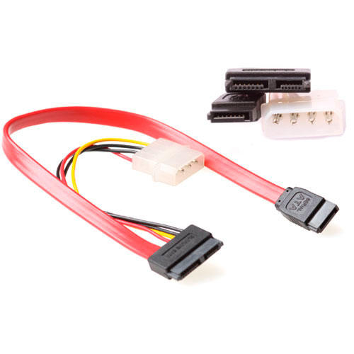 ACT ACT Micro SATA - SATA en Molex 4-pin