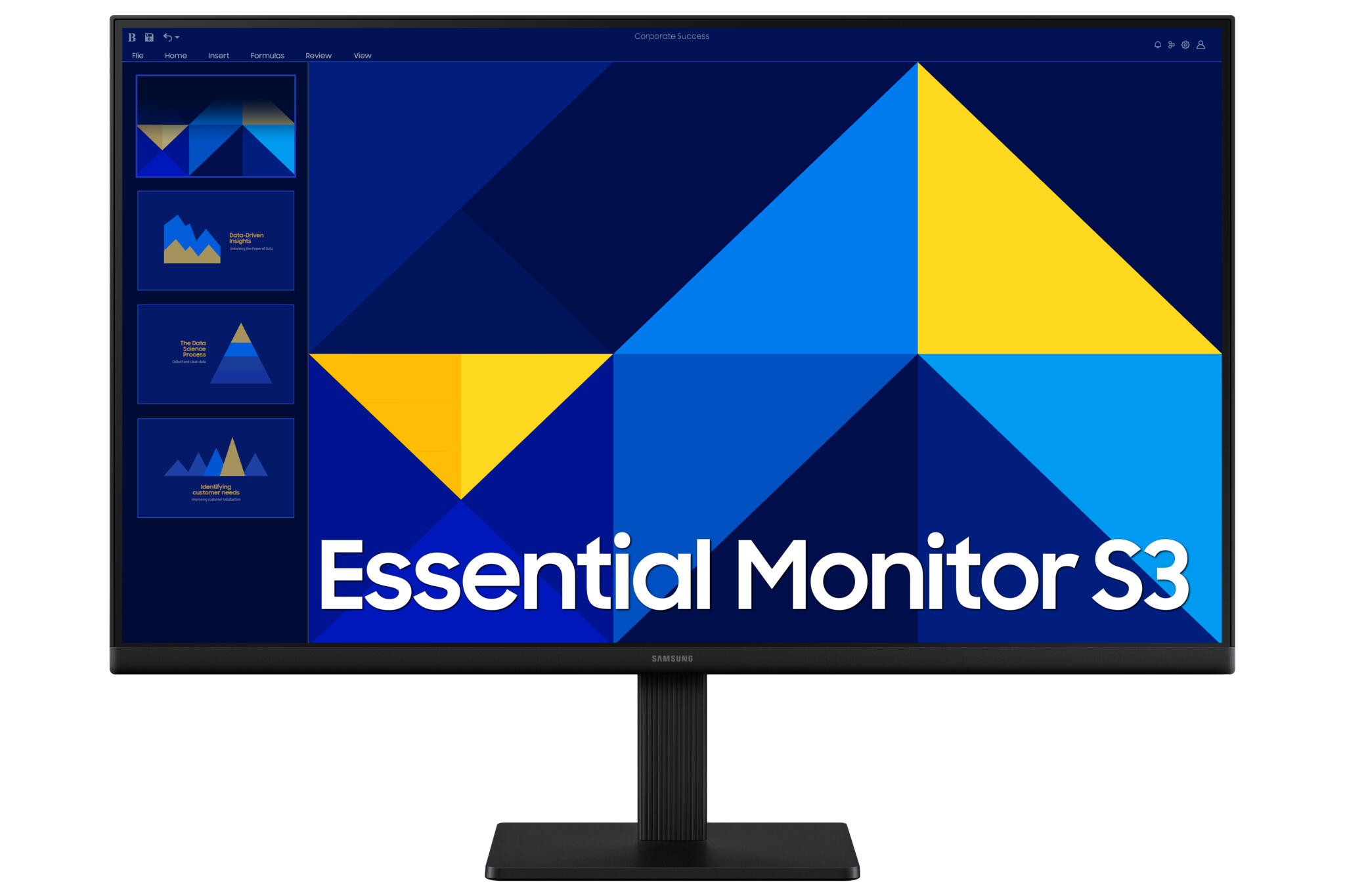 Samsung Samsung S27D302G monitor - Zwart