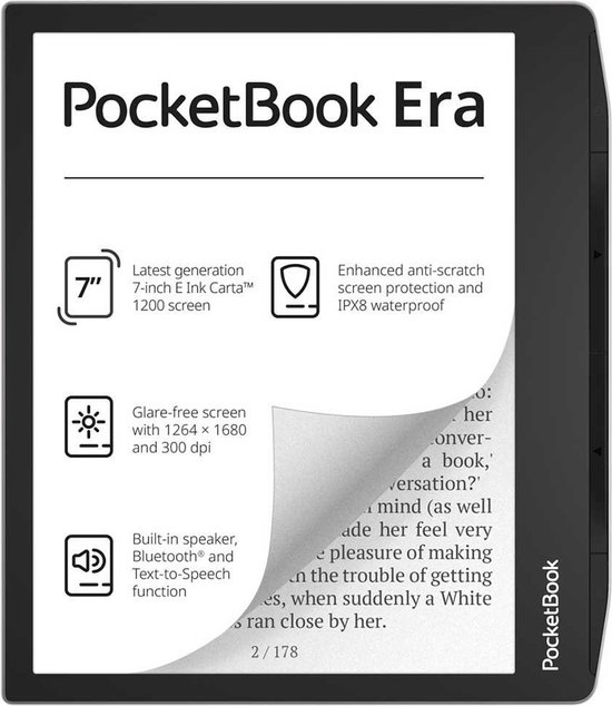 PocketBook Era 16GB e-Reader zilver - Silver