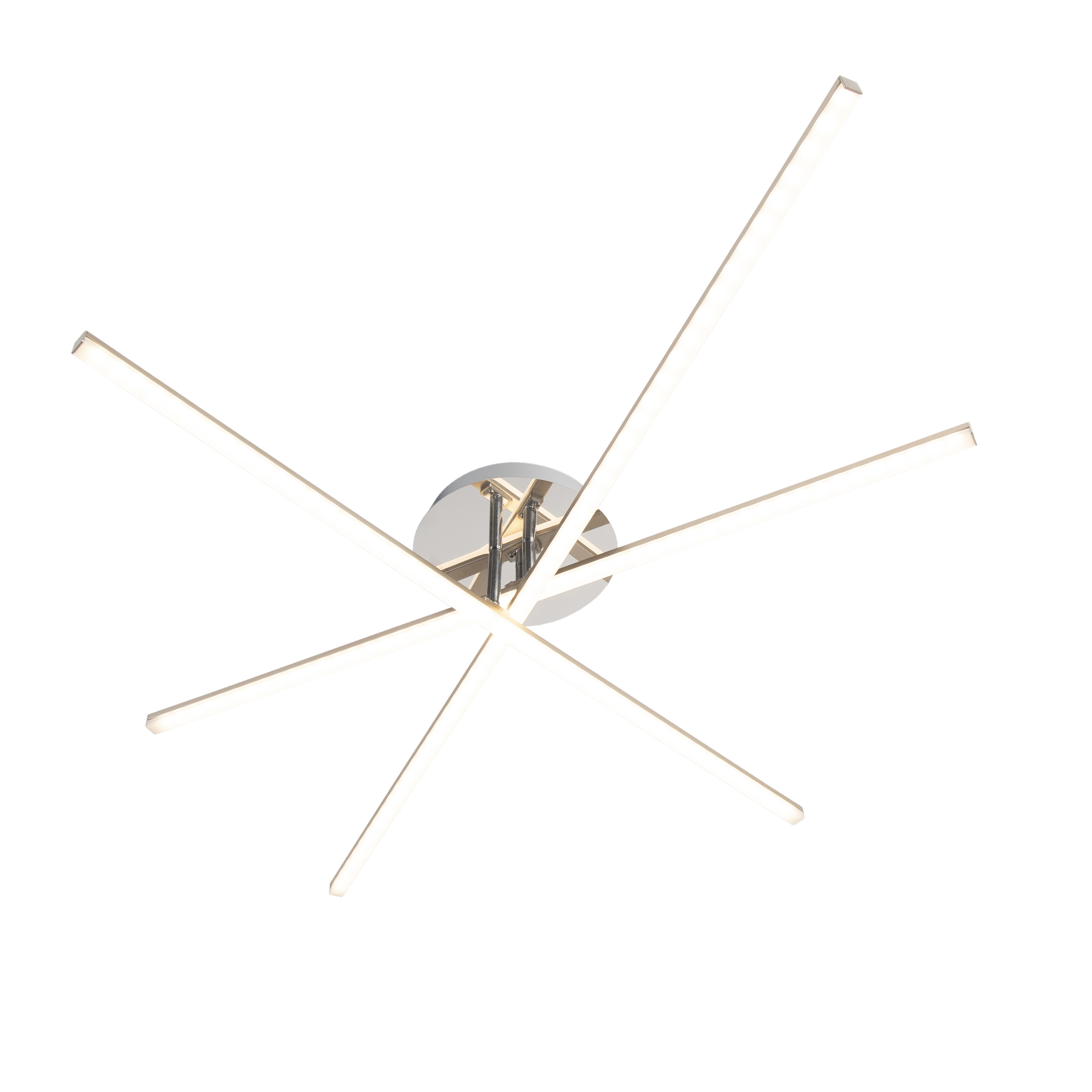 LeuchtenDirekt Design plafondlamp staal incl. LED verstelbaar - Simona Sei