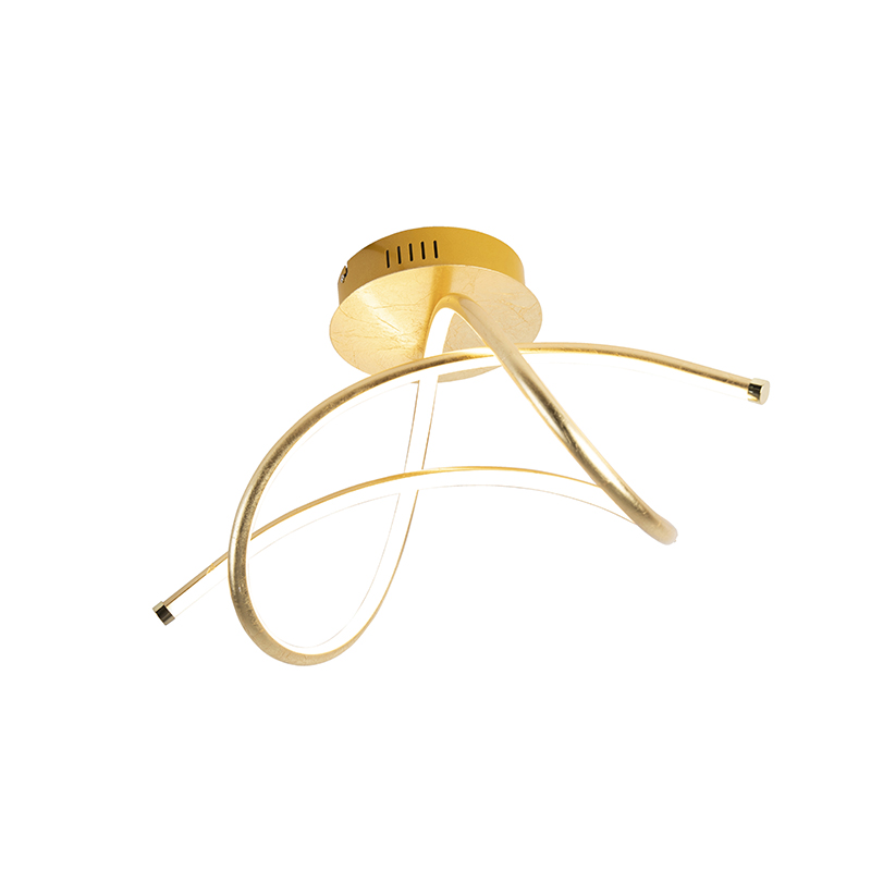 LeuchtenDirekt Design plafondlamp gold incl. LED - Viola