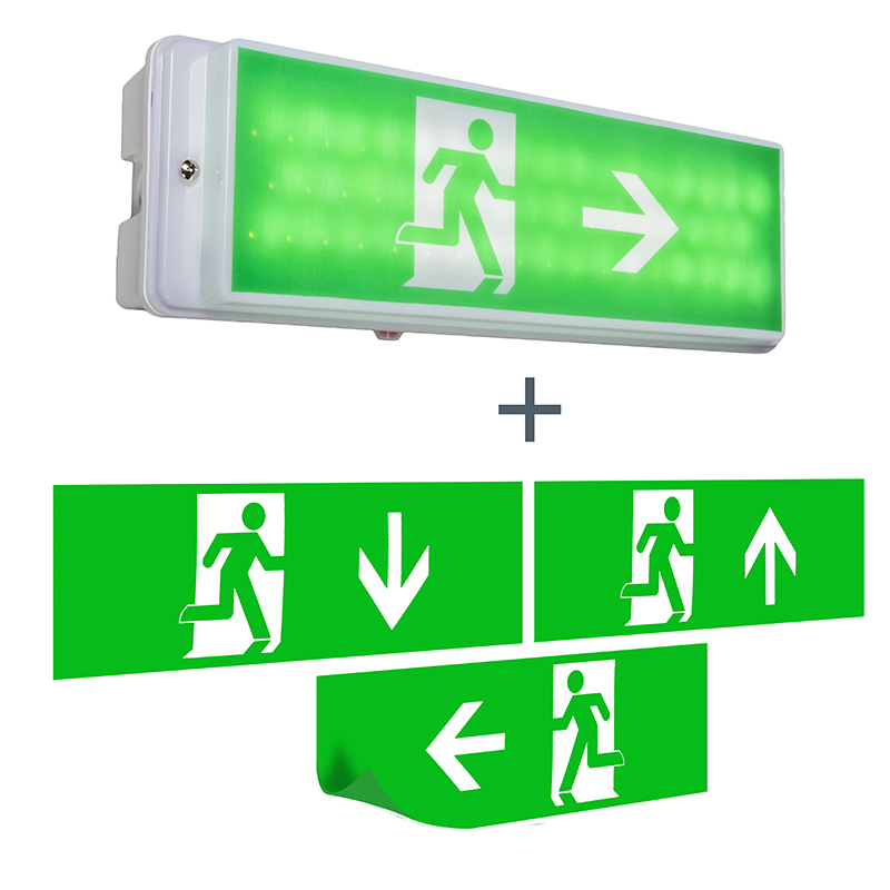 ELRO Wandlamp nooduitgang incl. LED IP65 - Emergency 2