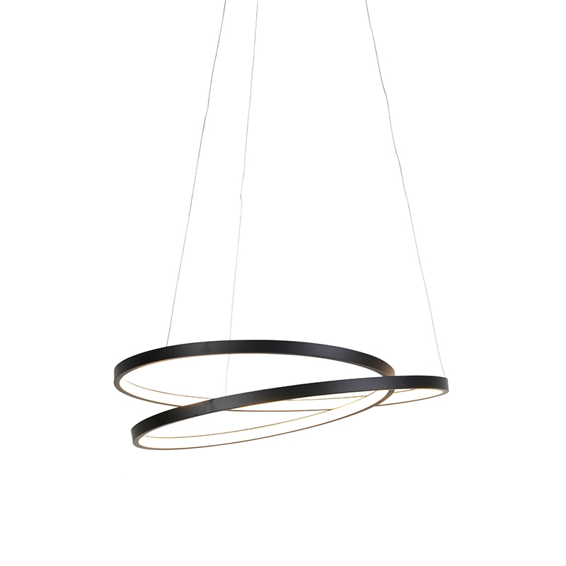 Paul Neuhaus Design hanglamp 55cm incl. LED dimbaar - Rowan - Zwart