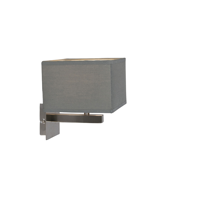 QAZQA Moderne wandlamp - VT 1 - Grijs