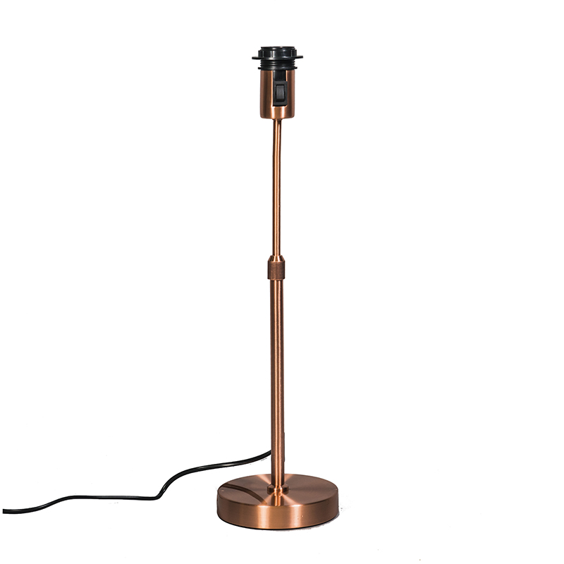 QAZQA Tafellamp koper verstelbaar - Parte