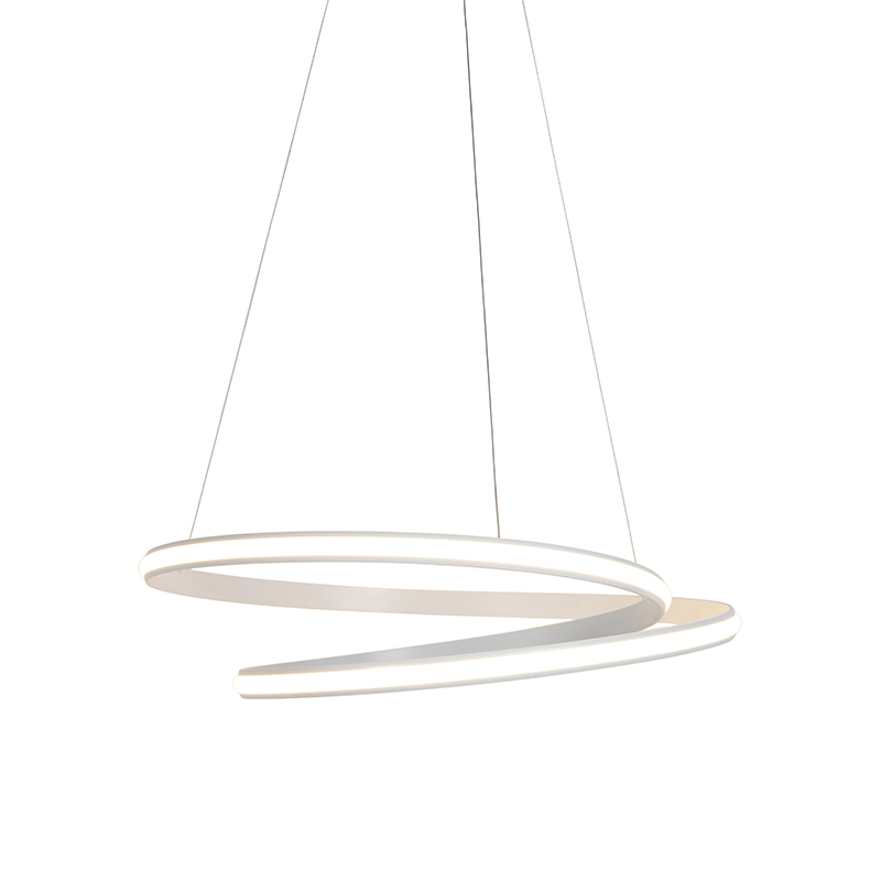 QAZQA Moderne hanglamp wit 74 cm incl. LED dimbaar - Rowan