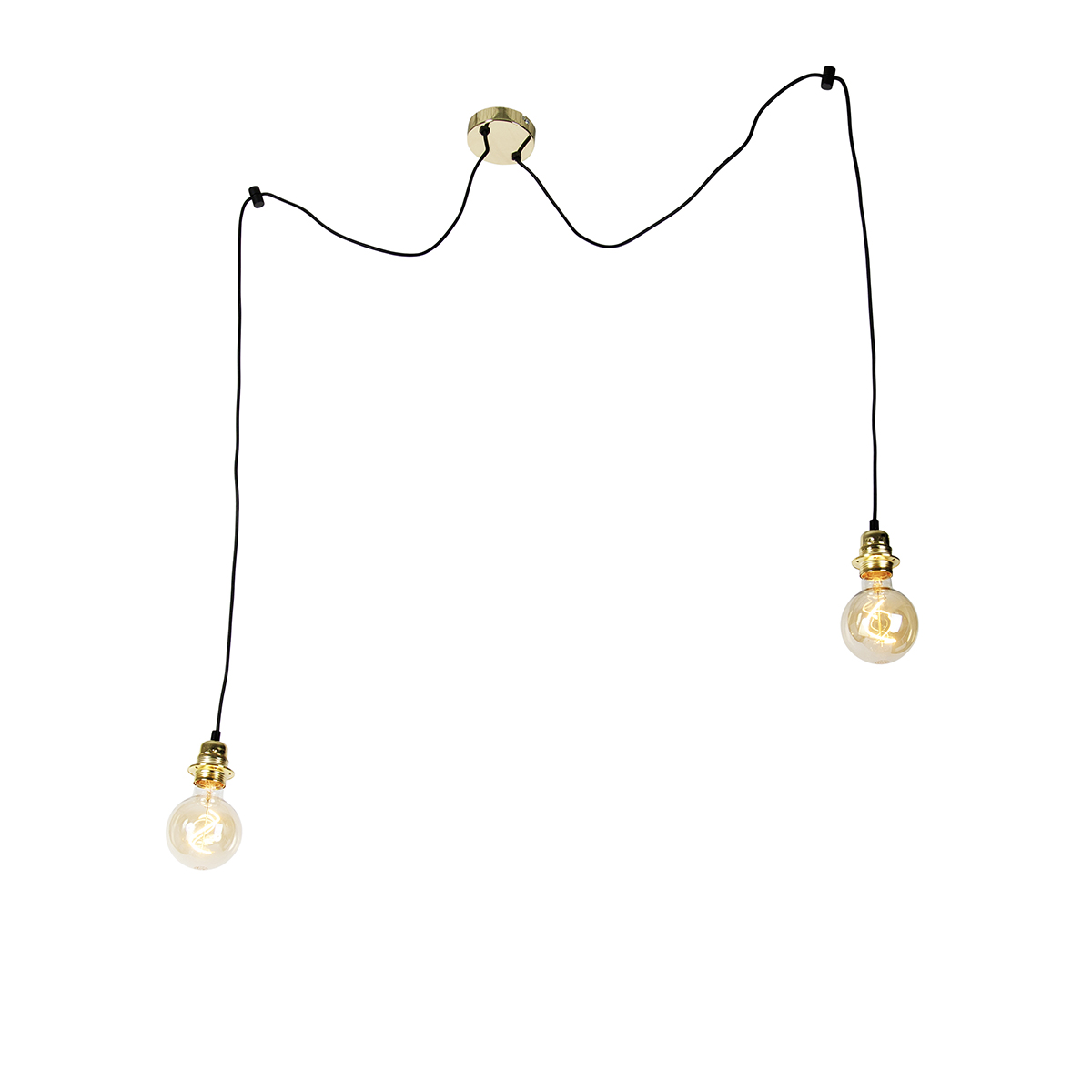 QAZQA Moderne hanglamp goud - Cava 2