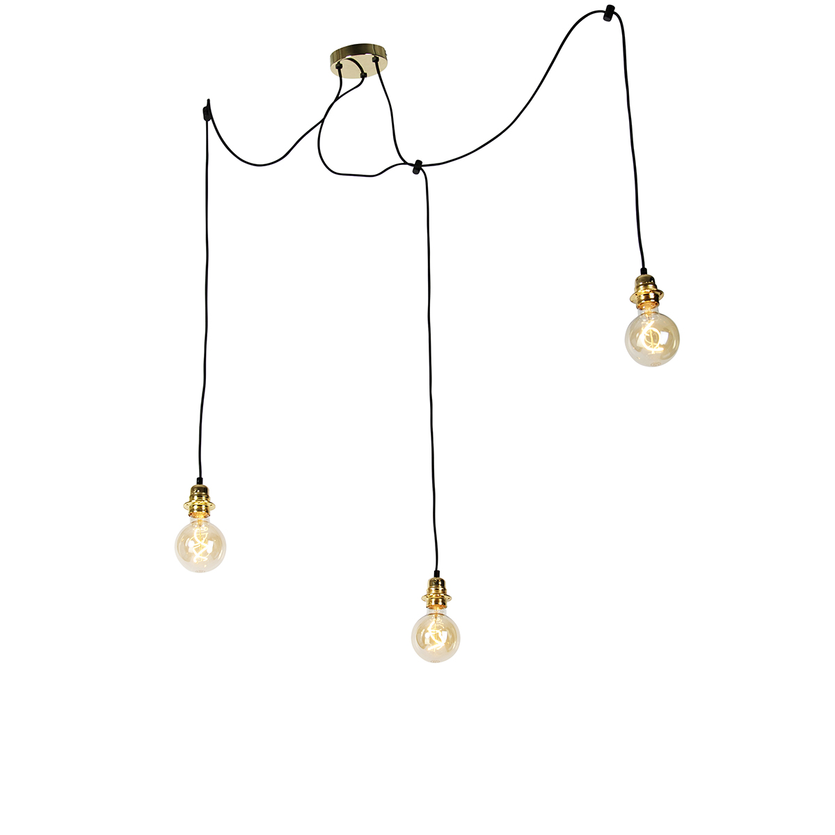 QAZQA Moderne hanglamp goud - Cava 3
