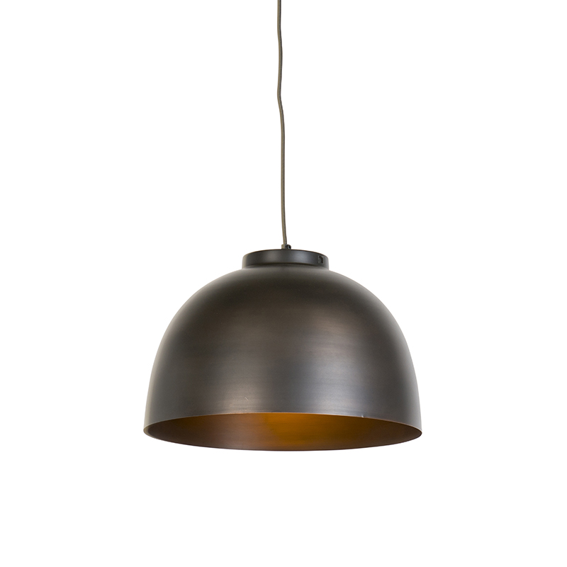 QAZQA Industriële hanglamp 40 cm - Hoodi - Bruin