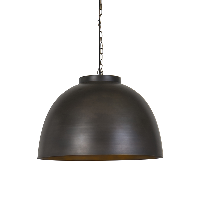 QAZQA Industriële hanglamp antiek 60 cm - Hoodi - Bruin