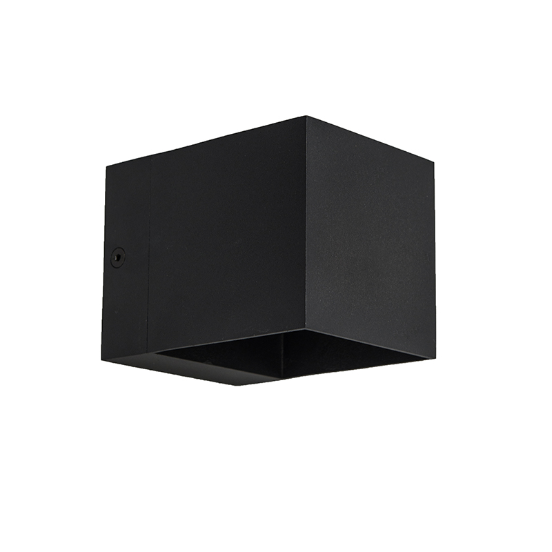 QAZQA Moderne set van 4 wandlampen - Transfer - Zwart