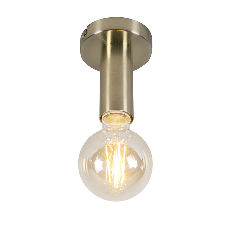 QAZQA Moderne plafondlamp goud - Facil