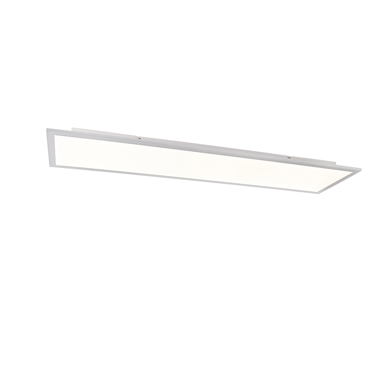 QAZQA Plafondlamp wit 120 cm incl. LED - Liv