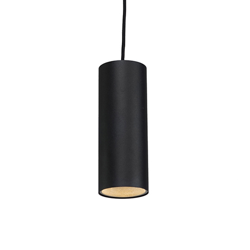 QAZQA Design hanglamp - Tubo - Zwart