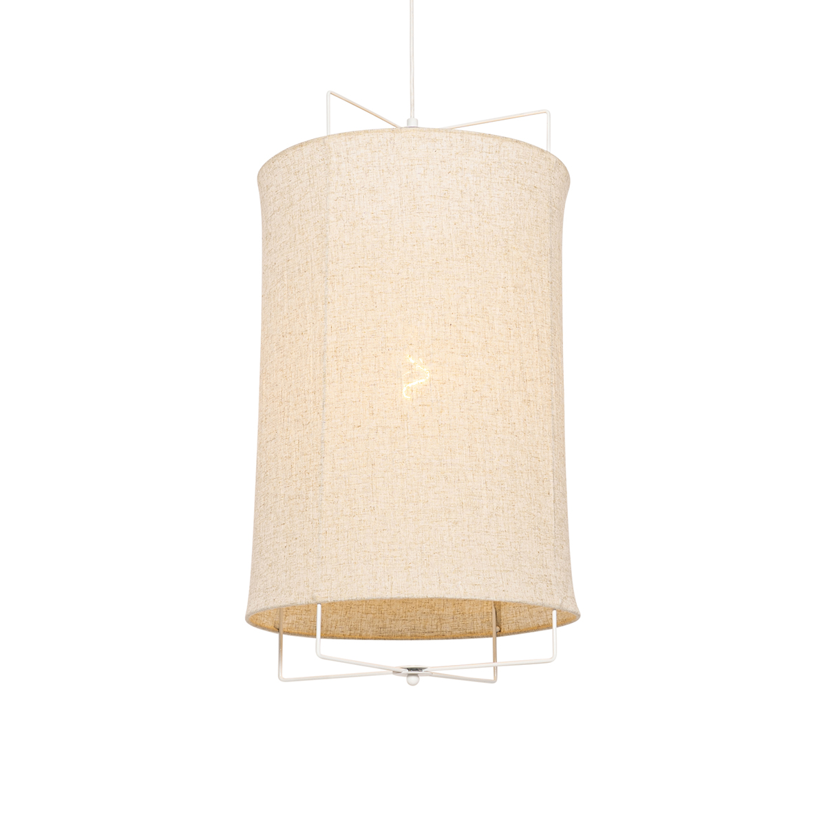 QAZQA Design hanglamp - Rich - Beige