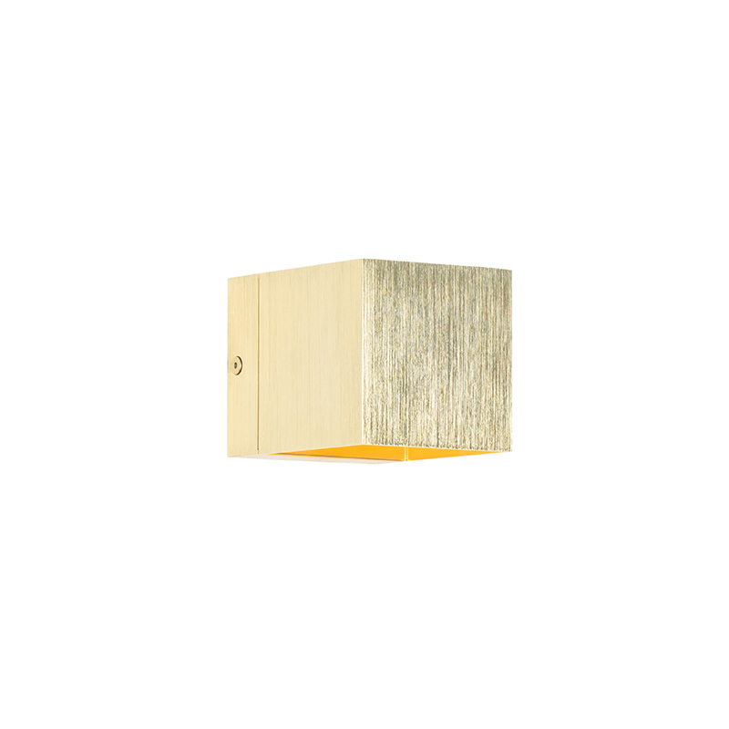 QAZQA Moderne wandlamp goud - Transfer