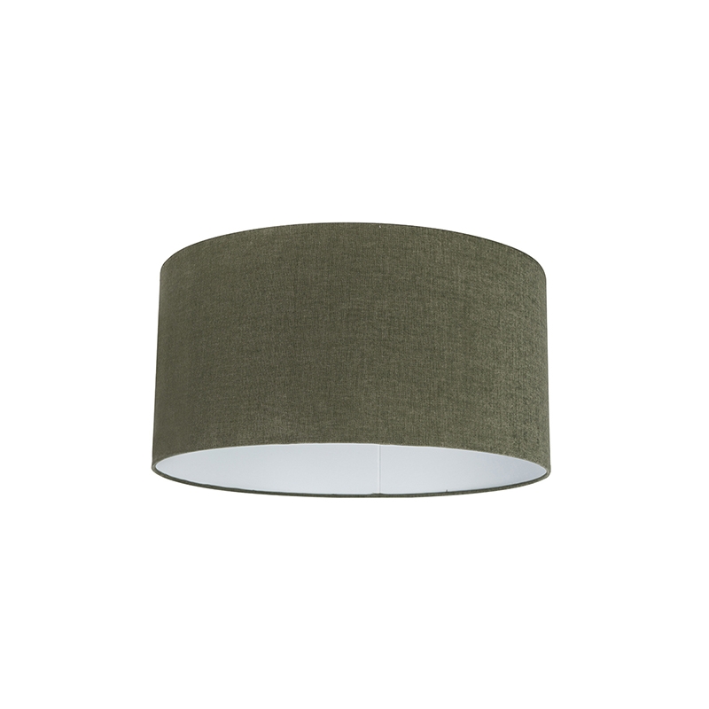 QAZQA Stoffen lampenkap donker 50/50/25 - Groen