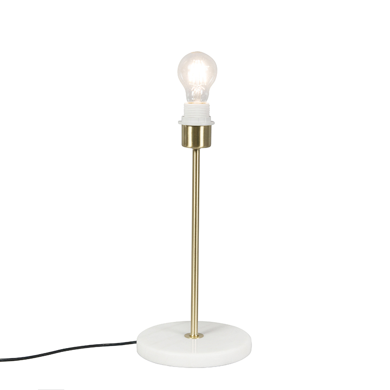 QAZQA Klassieke tafellamp messing - Kaso