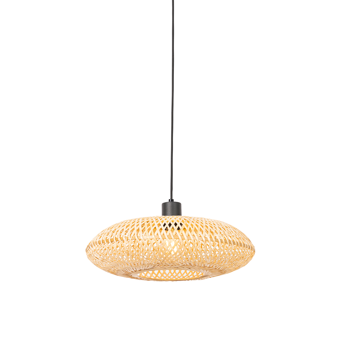 QAZQA Oosterse hanglamp bamboe 40 cm - Ostrava