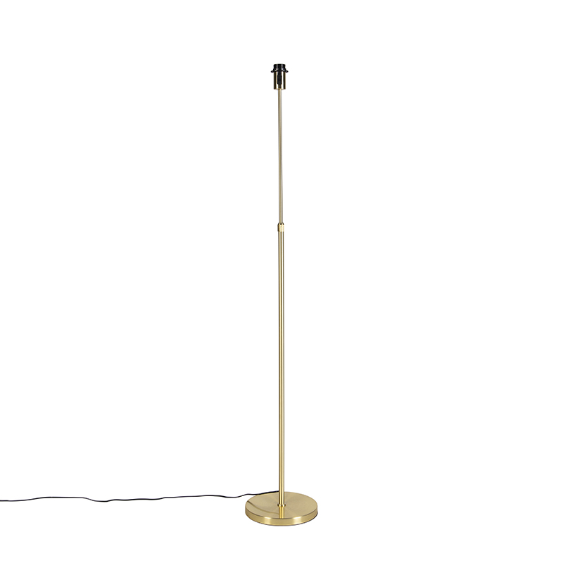 QAZQA Vintage vloerlamp verstelbaar goud - Parte