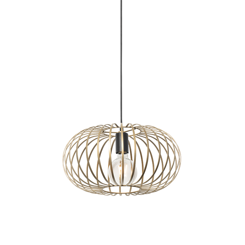 QAZQA Design hanglamp messing - Johanna