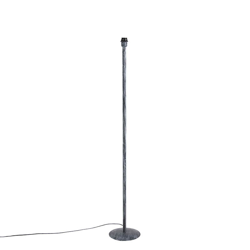 QAZQA Vintage vloerlamp zonder kap - Simplo - Grijs