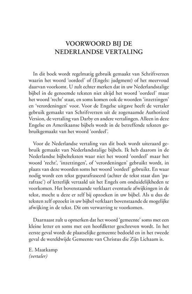De geest van het oordeel