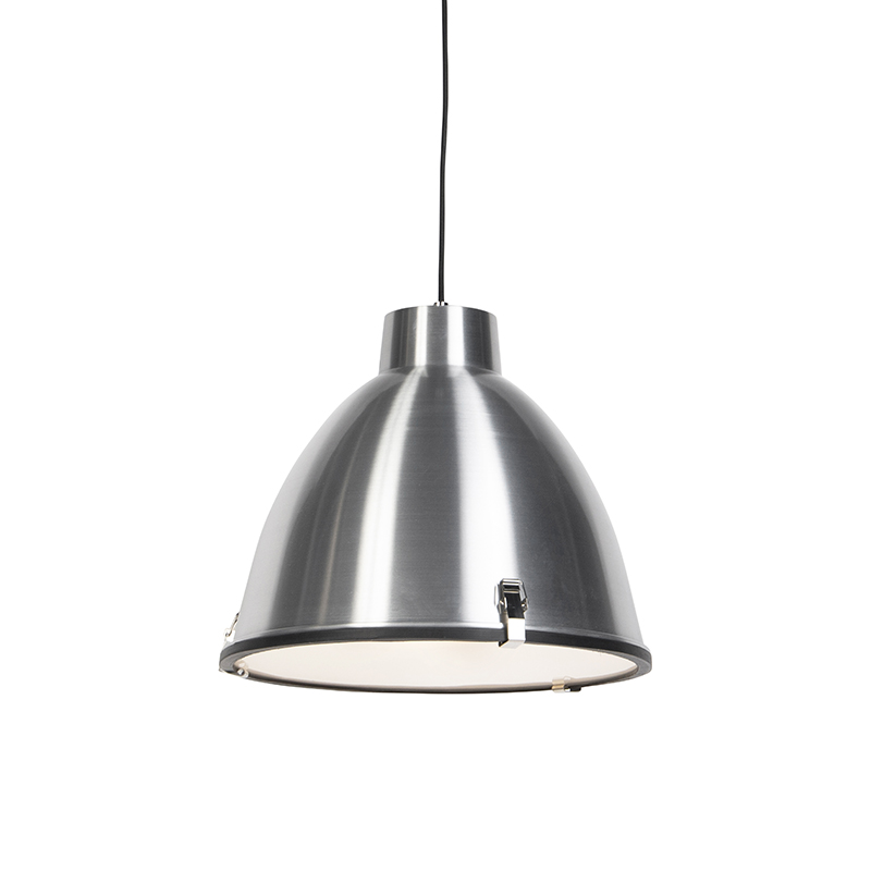 QAZQA Industriële hanglamp aluminium 38 cm dimbaar - Anteros