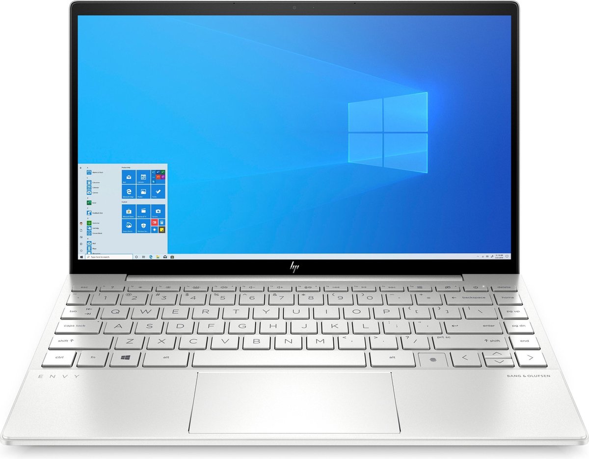 HP ENVY 13-ba0550nd Notebook Zilver 33,8 cm (13.3") 1920 x 1080 Pixels Intel® 10de generatie Core™ i5 8 GB DDR4-SDRAM 512 GB SSD NVIDIA® GeForce® MX250 Wi-Fi 6 (802.11ax) Windows 10 Home