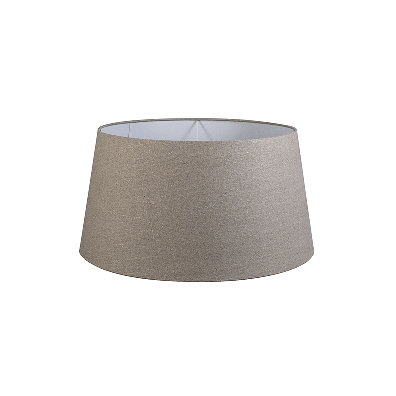 QAZQA Linnen lampenkap 55/45/28 - Grijs