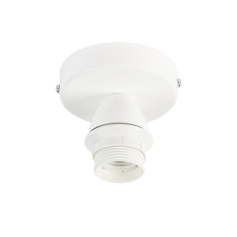 QAZQA Plafondlamp wit - Combi