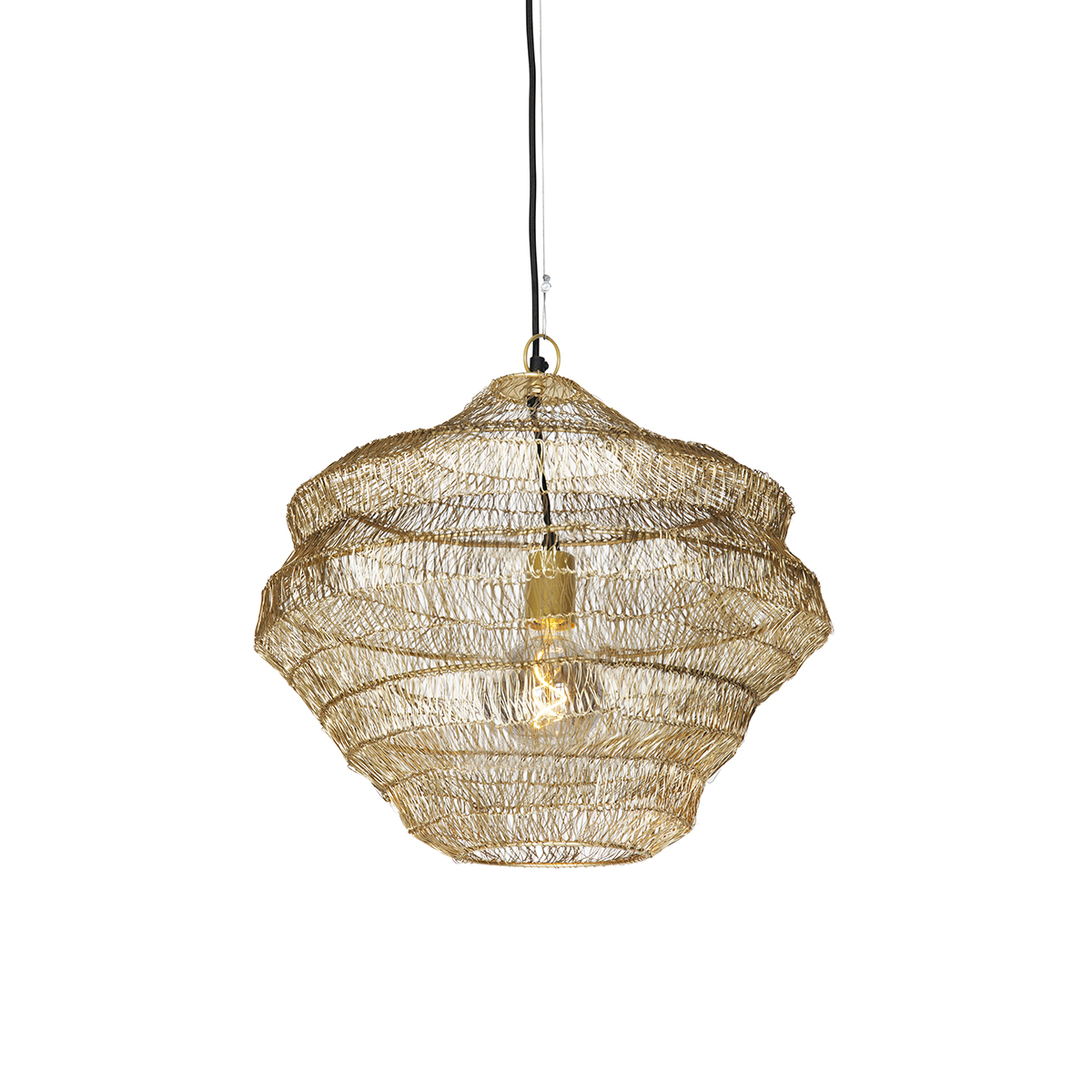 QAZQA Oosterse hanglamp goud 45 cm x 40 cm - Vadi