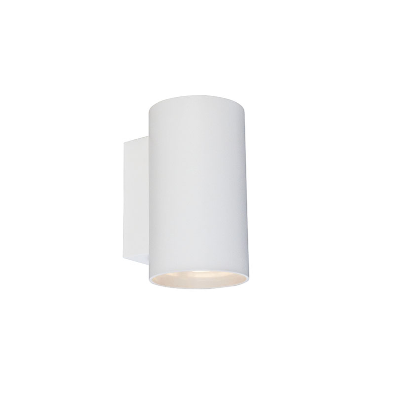 QAZQA Moderne wandlamp wit rond 2-lichts - Sandy