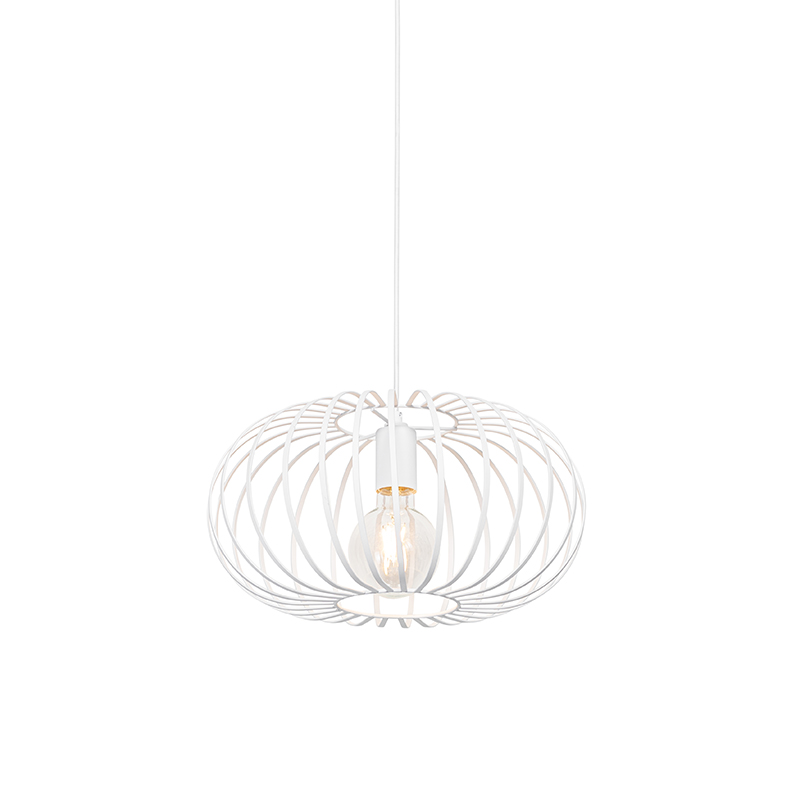 QAZQA Design hanglamp wit - Johanna