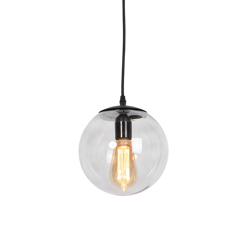 QAZQA Moderne hanglamp 20 cm - Pallon - Grijs