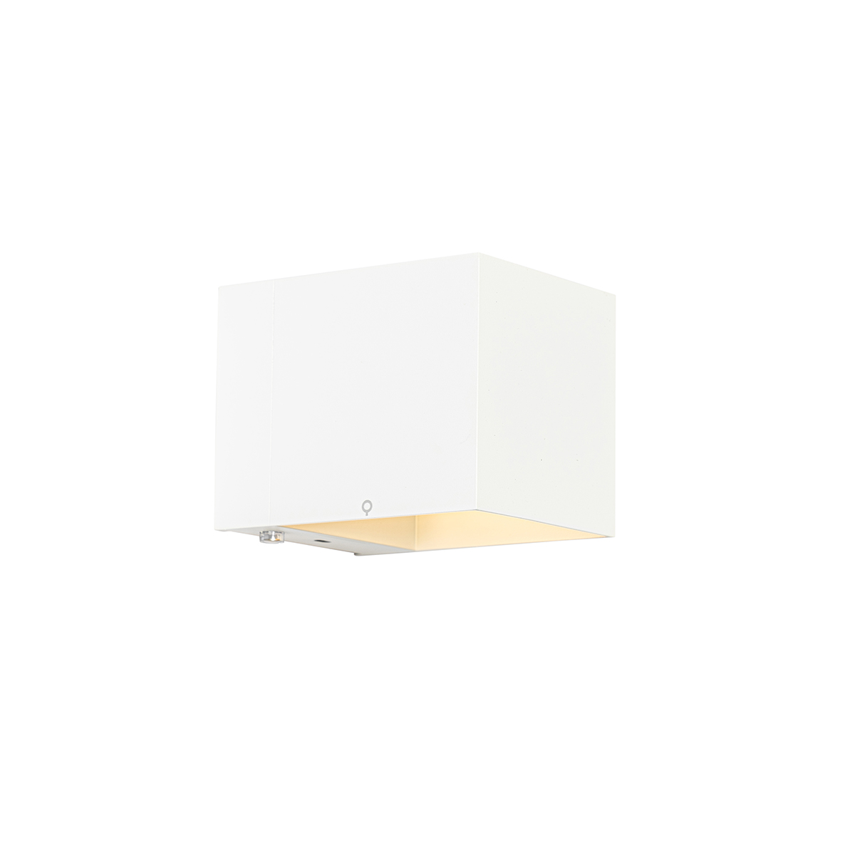 QAZQA Wandlamp wit incl. LED 3-staps dimbaar oplaadbaar - Joris