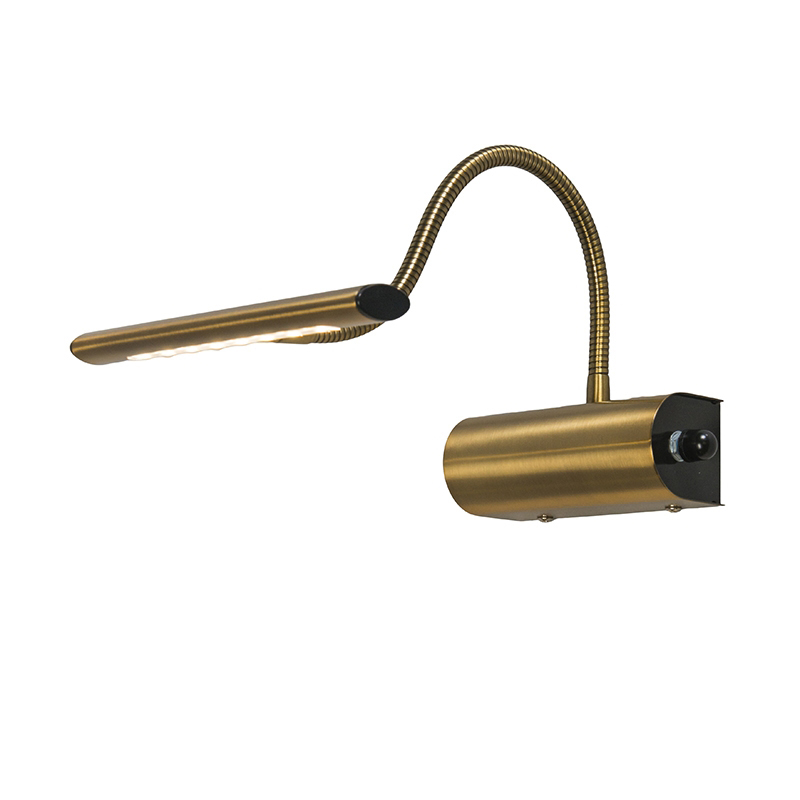 Trio Leuchten Art Deco wandlamp brons incl. LED - Tableau