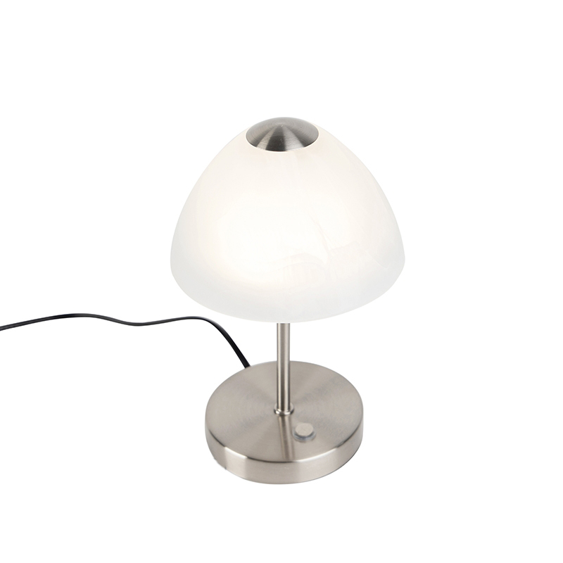 Trio Leuchten Design tafellamp staal dimbaar incl. LED - Joya