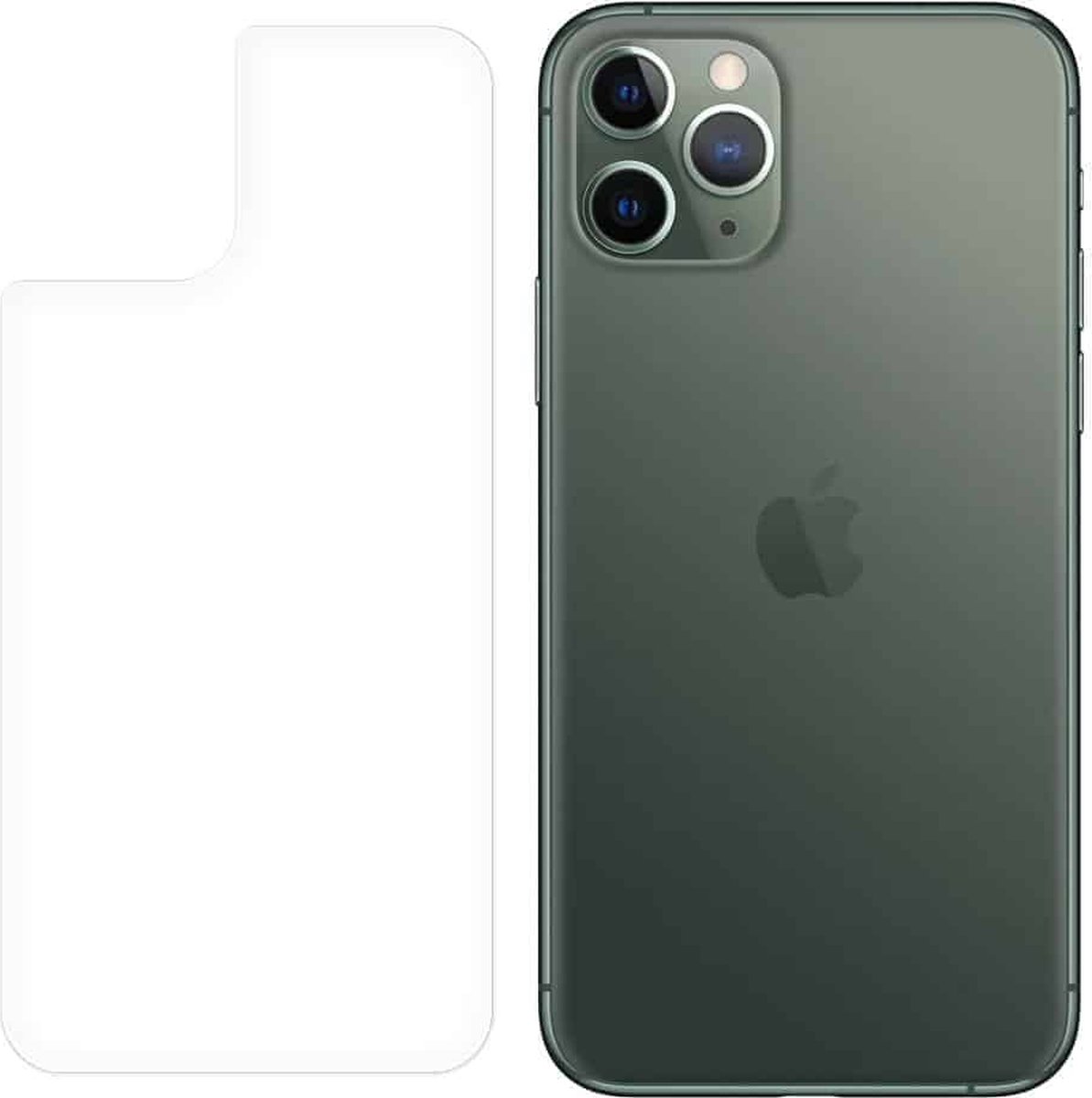 Fonu Tempered Glas Protector voor De Achterkant Geschikt Voor iPhone 11 Pro Max