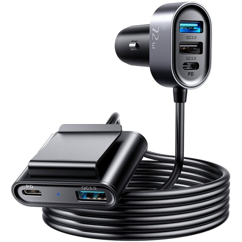 Joyroom autolader met 72W - USB-A en USB-C poorten